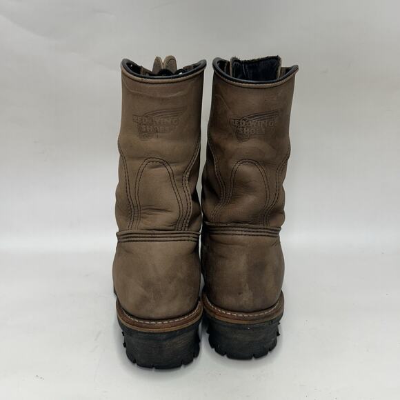 Red Wing 2292 Steel Toe Gore-Tex Logger Boots “Grey Brown” main image 8
